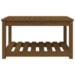 vidaXL Tavolo da Giardino Miele 82,5x50,5x45 cm Legno Massello Pino