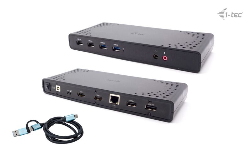 i-tec-USB-3.0---USB-C---Thunderbolt-Dual-Display-Docking-Station---Power-Delivery-85W--USB-3.0-USB-C-TB-2X-HDMI---DOCKIN