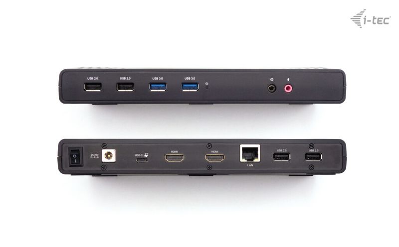 i-tec-USB-3.0---USB-C---Thunderbolt-Dual-Display-Docking-Station---Power-Delivery-85W--USB-3.0-USB-C-TB-2X-HDMI---DOCKIN