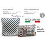 Cuscino Geometrico Sfoderabile 50x30cm