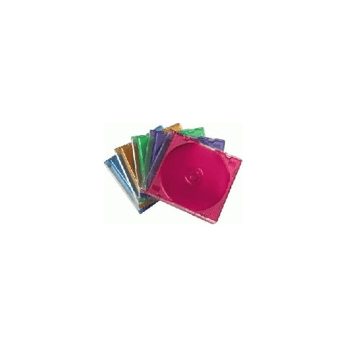 Hama-CD-Slim-Box-Pack-of-25-Coloured-1-dischi-Multicolore