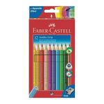 Faber-Castell Jumbo Grip pastello colorato Multi 12 pezzo(i)