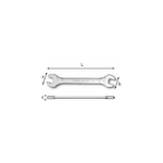 Usag-252-N-Acciaio-al-cromo-vanadio-2220-mm-2-pz-Grigio