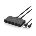 Ugreen 30767 hub di interfaccia USB 2.0 Nero