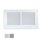 Laventilazione Griglia Lamiera 240X140 Rete Bianca