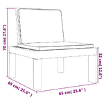 vidaXL Set Salotto da Giardino 3 pz con Cuscini Antracite in PP