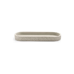 Gedy Vassoio Porta Oggetti Porta Sapone Afrodite Grigio Cemento 3,2x30,5x10,4 Cm