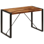 vidaXL Tavolo da Pranzo 120x60x76 cm in Legno Massello di Sheesham