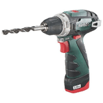 Metabo PowerMaxx BS Senza chiave 800 g Nero, Verde