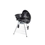 BBQ Barbecue Tondo con Ruote e Coperchio 50x49x73cm