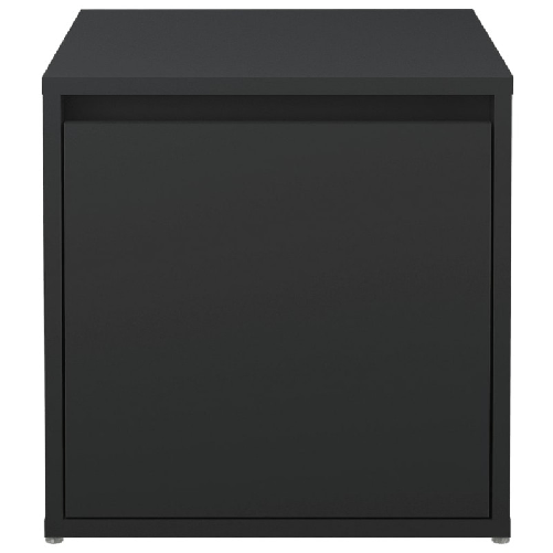 vidaXL Cassetto Contenitore Nero 40,5x40x40 cm in Legno ingegnerizzato