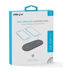 PNY P-AC-2QI-KEBA10W1-RB Caricabatterie per dispositivi mobili Smartphone Grigio Carica wireless Interno