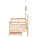 vidaXL Giroletto Bambini con Cassetti 70x140 cm Legno Massello di Pino