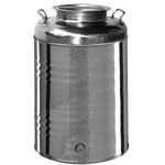 Contenitore Acciaio Inox Per Olio Vari Lt.50