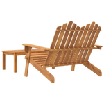 Set da Salotto Giardino Adirondack 2pz Legno Massello di Acacia