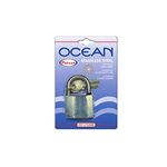 LUCCHETTO OCEAN 2700MB POTENT OTTONE ARCO ACCIAIO INOX CHIAVI 2 MM 30