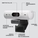 Logitech-Brio-500-webcam-4-MP-1920-x-1080-Pixel-USB-C-Bianco