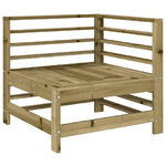 Set Salotto da Giardino 9 pz in Legno Impregnato di Pino