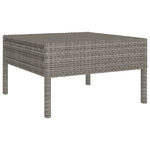 vidaXL Set Divani da Giardino 12 pz con Cuscini in Polyrattan Grigio