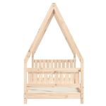 vidaXL Giroletto per Bambini 80x160 cm in Legno Massello di Pino