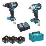 Makita Dlx2359Tj1 Set Avvitatori E Accesori