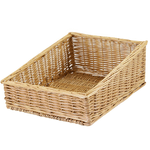 Vacchetti Cesta espositore vimini rettangolare cm35x45h12/21