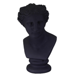 Vacchetti Portavaso resina busto nero opaco cm35.8x36h58