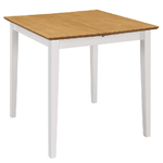 vidaXL Set da Pranzo 3 pz in MDF Bianco