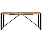 Tavolo da Pranzo 180x90x75 cm Legno Massello Finitura Sheesham