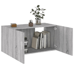 Armadietto da Parete Grigio Sonoma 80x39x40cm Legno ingegnerizzato