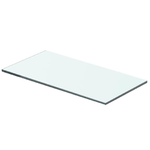 vidaXL Mensole in Vetro Trasparente 2 pz 40x15 cm
