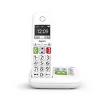 Gigaset E290A Cordless DECT-GAP Senior Display 2'' Vivavoce Segreteria Rubrica Bianco