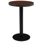 vidaXL Tavolo da Bistrot Marrone Scuro 50 cm in MDF