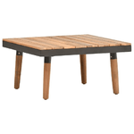 vidaXL Set Divani da Giardino 4pz con Cuscini in Legno Massello Acacia