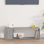 Mobile TV Grigio Sonoma 100x24x32 cm in Legno Ingegnerizzato