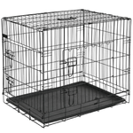 @Pet Gabbia per Cani in Metallo 50,8x30,5x35,5 cm Nera 15006