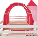 vidaXL Letto a Castello per Bambini Scivolo e Scala in Pino 208x230 cm