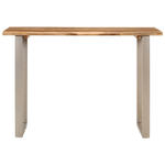 vidaXL Tavolo da Pranzo 110x50x76 cm Legno Massello di Acacia