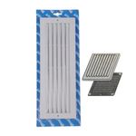 Laventilazione Griglia Pl 370X130 Rete Bl