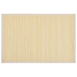 6 Tovagliette di Bamboo 30 x 45 cm Naturale