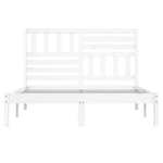 Giroletto Bianco 120x190 cm Small Double Legno Massello di Pino