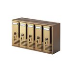 Alubox Cubo C5 Blocchiera Bronzo