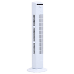 vidaXL Ventilatore a Torre con Telecomando e Timer Φ24x80 cm White