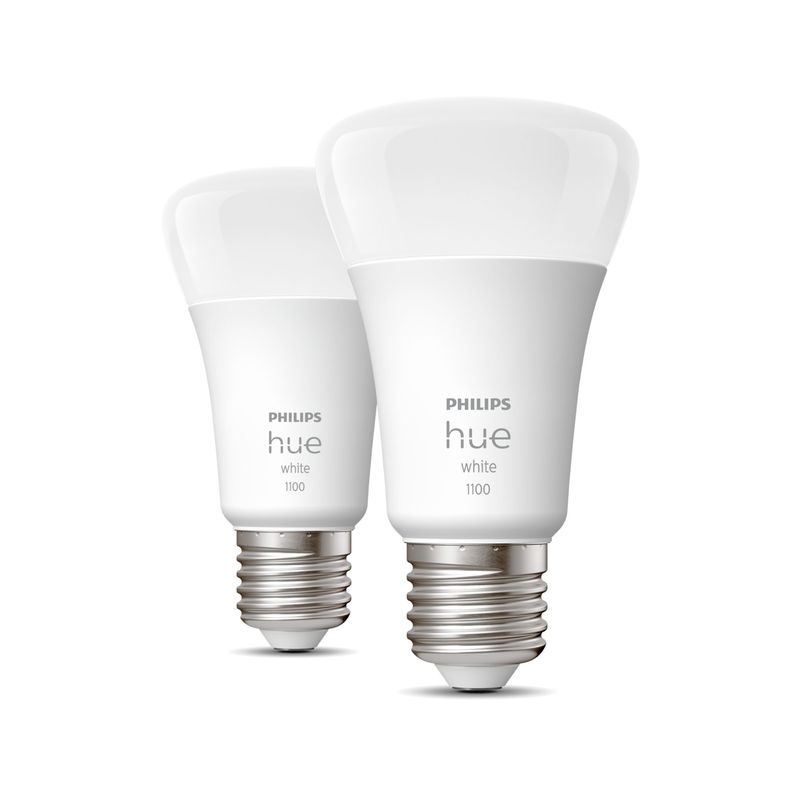 Philips-Hue-White---Lampadina-LED---forma--A60---E27---9.5-W--equivalente-75-W----classe-F---luce-bianca-calda---2700-K--pacchetto-di-2-