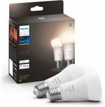 Philips-Hue-White---Lampadina-LED---forma--A60---E27---9.5-W--equivalente-75-W----classe-F---luce-bianca-calda---2700-K--pacchetto-di-2-