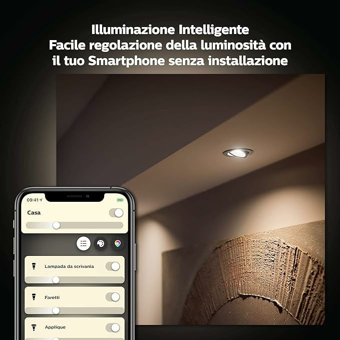 Philips-Hue-White---Lampadina-LED---forma--A60---E27---9.5-W--equivalente-75-W----classe-F---luce-bianca-calda---2700-K--pacchetto-di-2-