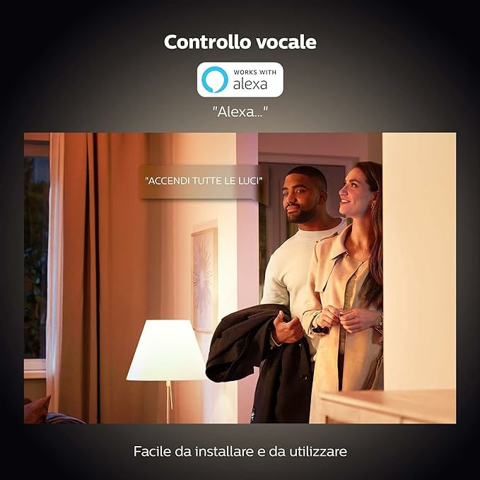 Philips-Hue-White---Lampadina-LED---forma--A60---E27---9.5-W--equivalente-75-W----classe-F---luce-bianca-calda---2700-K--pacchetto-di-2-