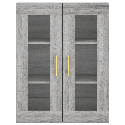 vidaXL Credenza Grigio Sonoma 69,5x34x180 cm in Legno ingegnerizzato