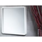 Gedy Specchio Senza Luci Con Cornice Bianco Abs 45x45x4 Cm