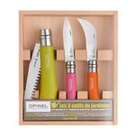 Opinel Set Coltelli Virobloc Giardiniere Pezzi 3